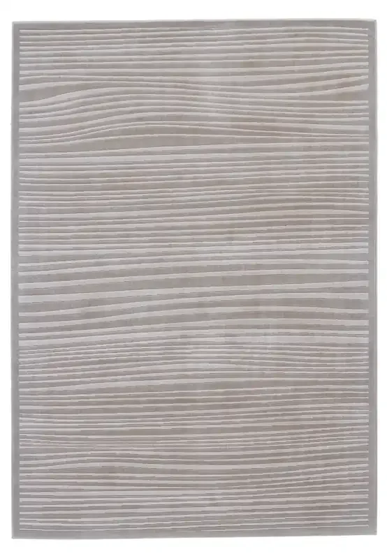 Feizy 3398FTPE Melina Machine Made Taupe / Silver Area Rugs