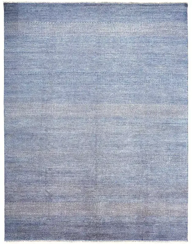 Feizy I6061SLV Janson Hand Knotted Blue Area Rugs
