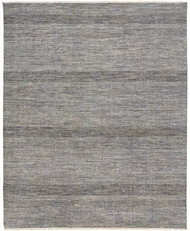 Feizy I6064BLU Janson Hand Knotted Gray Area Rugs