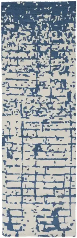 Feizy I8040IVY Dineen Hand Tufted Ivory / Blue Area Rugs