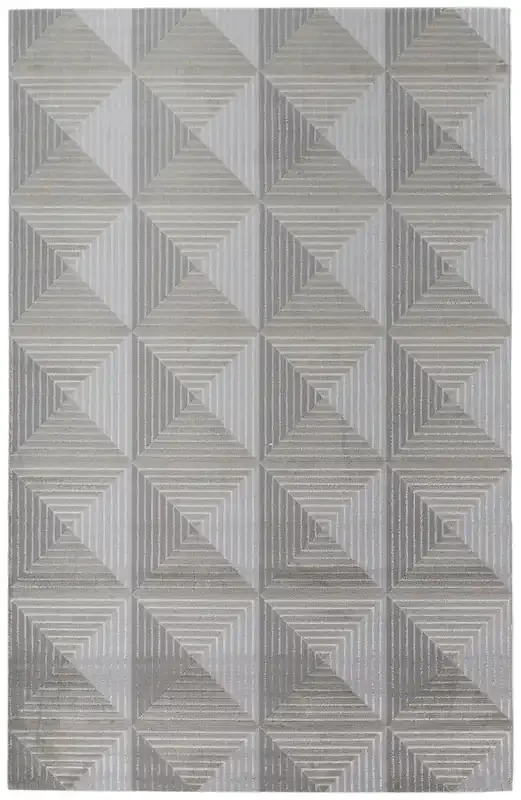 Feizy R3130GRY Braden Machine Made Gray Area Rugs