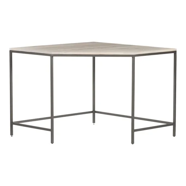 Four Hands Trey Modular Corner Desk, Dove Poplar