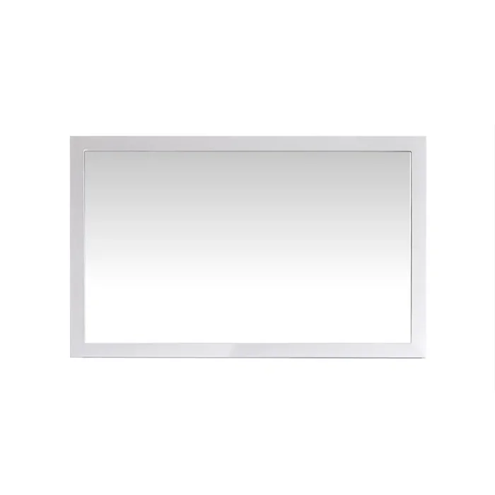 Fully Framed 48″ White Mirror
