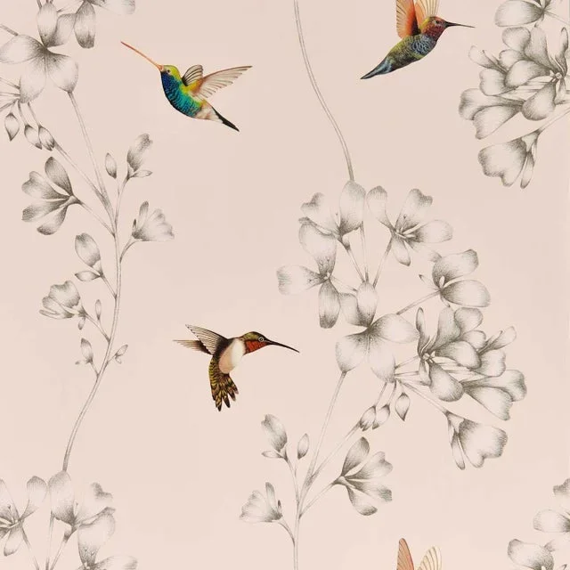 Harlequin Amazilia Wallpaper in Powder/Pearl – a Sample