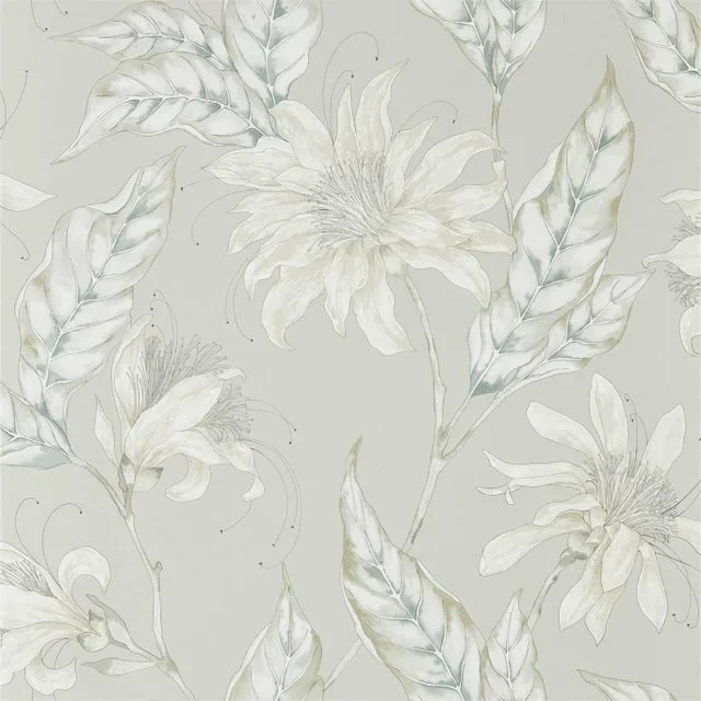 Harlequin Ananda Wallpaper in Platinum – a Sample