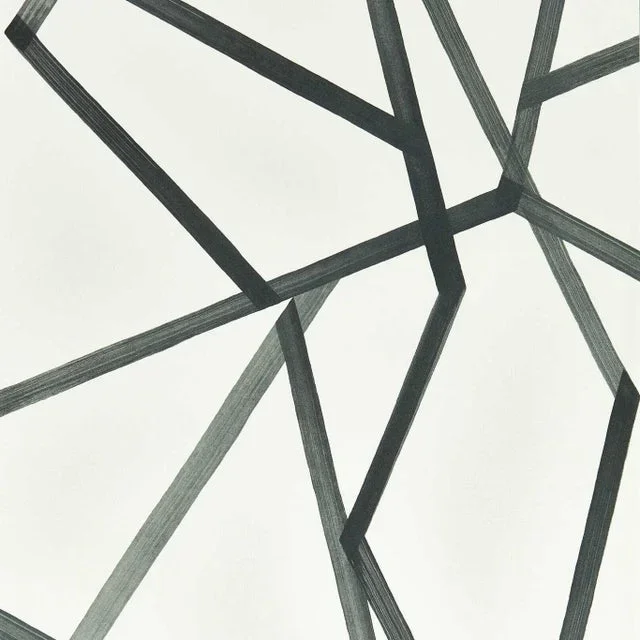 Harlequin Sumi Wallpaper in Pearl/Charcoal