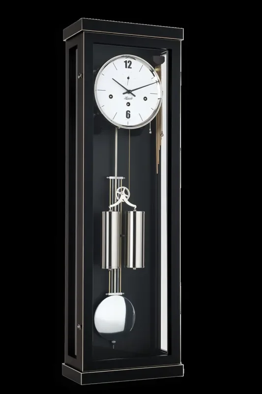 Hermle Abbot Wall Clock – Black