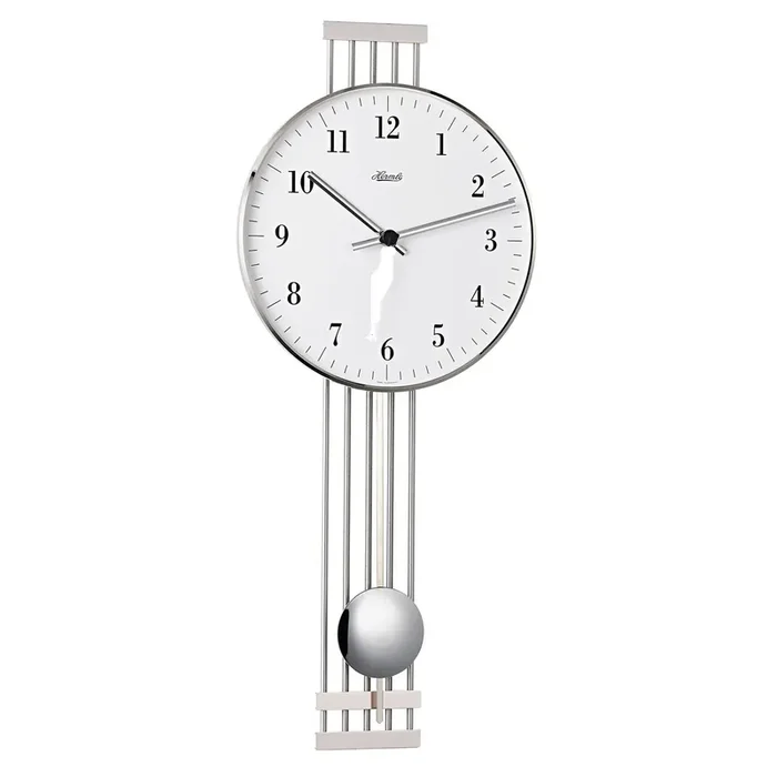 Hermle Highbury Wall Clock – Silver
