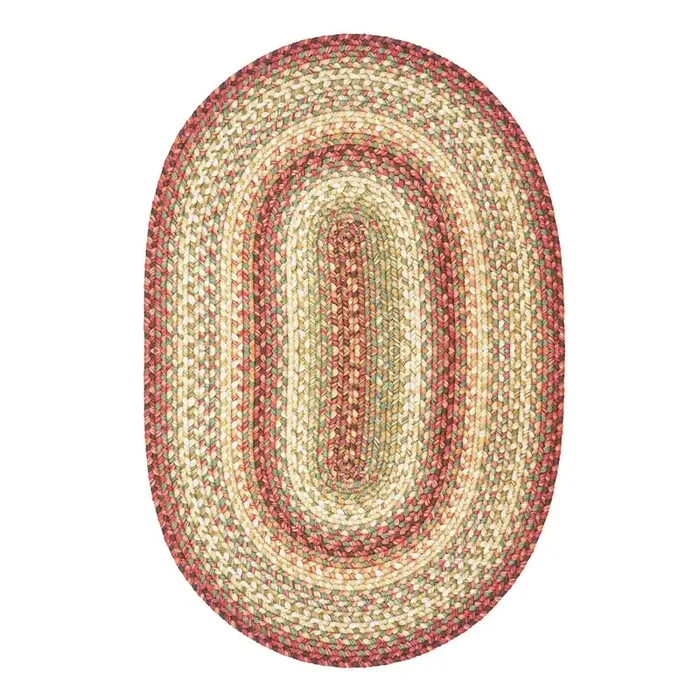 Homespice Decor Barcelona Gold Braided Area Rugs