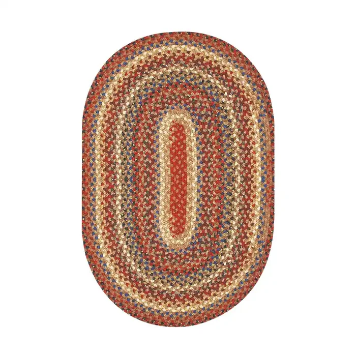 Homespice Decor Biscotti Brown Braided Area Rugs