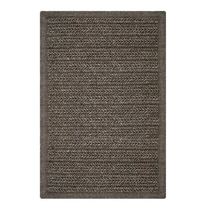 Homespice Decor Blake Dark Brown Braided Area Rugs