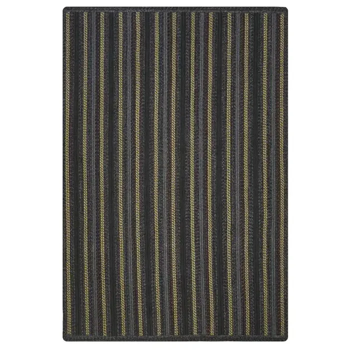 Homespice Decor Bristol Black Braided Area Rugs