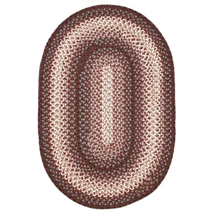 Homespice Decor Driftwood Chocolate Braided Area Rugs