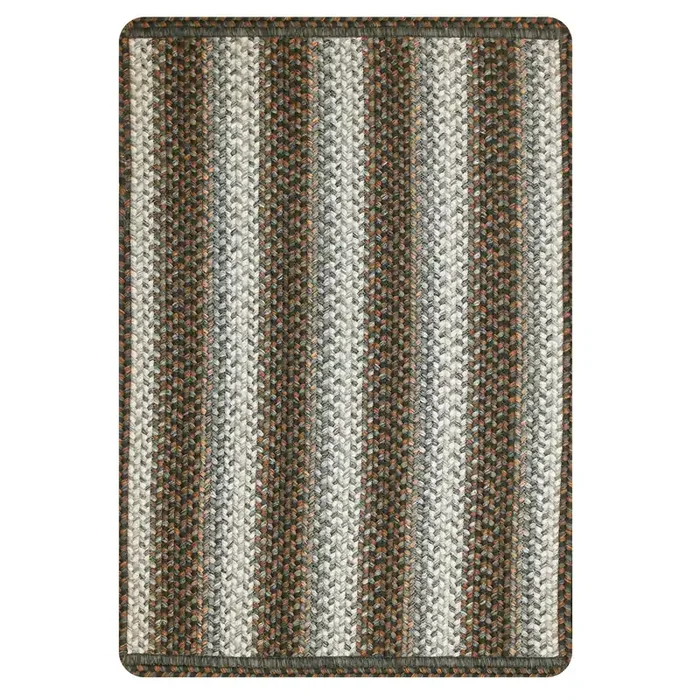 Homespice Decor Evening Walk Black Braided – 20 X 30″ Rectangular Area Rug
