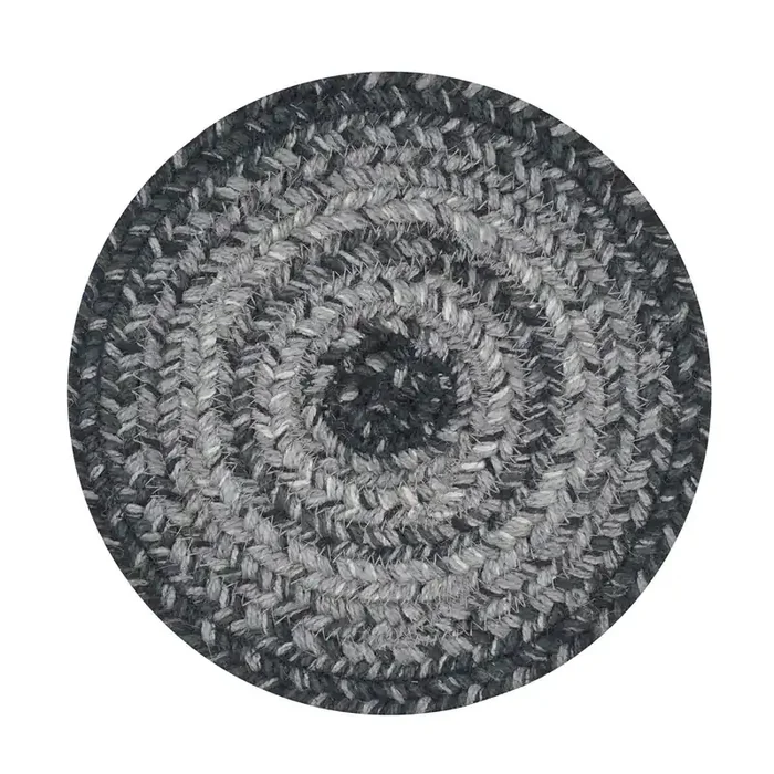 Homespice Decor Flint Hill Grey Braided Area Rugs