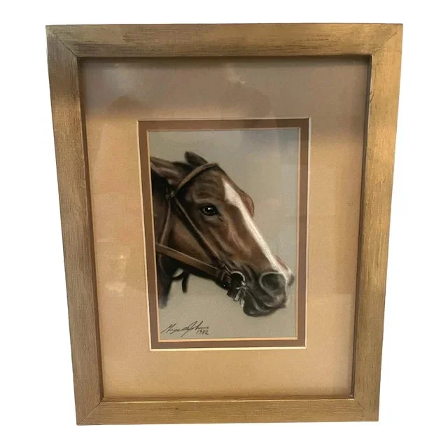 Horse Portrait, Framed