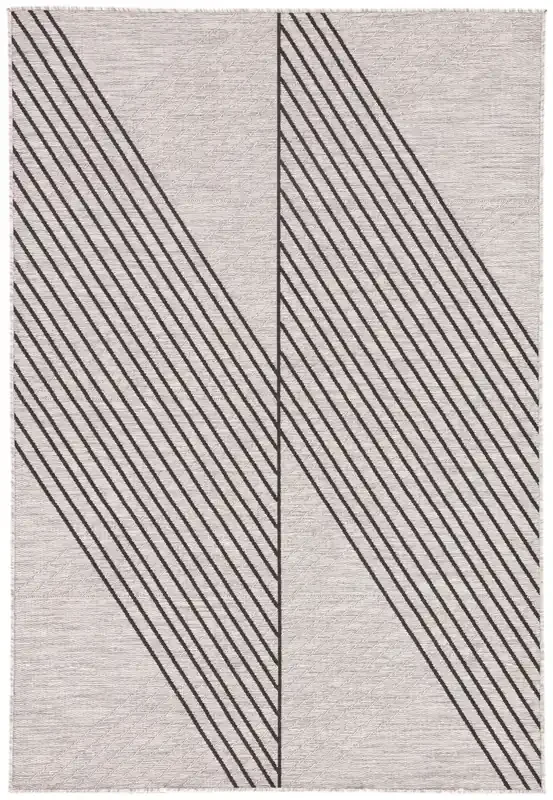 Jaipur Living Cyrene DNC13 Geometric Light Gray Power Loomed Area Rugs
