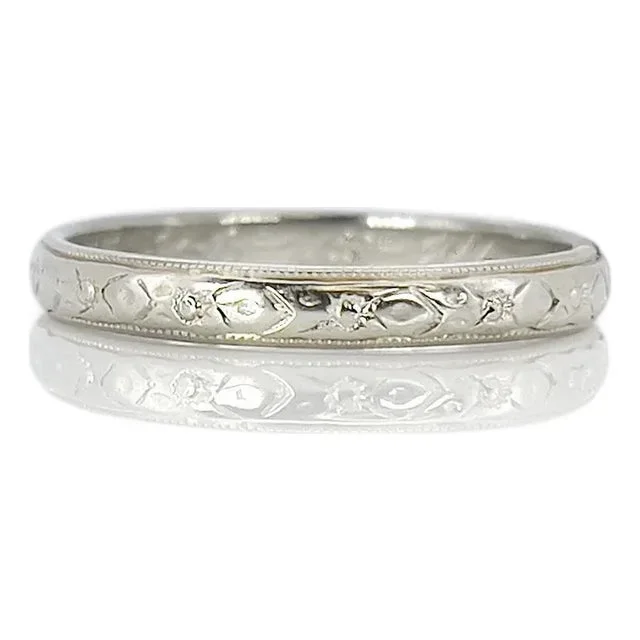Jr Wood & Son’s Wedding Ring, g.e. To e.k. 6-15-24, 18k, Size 8.75