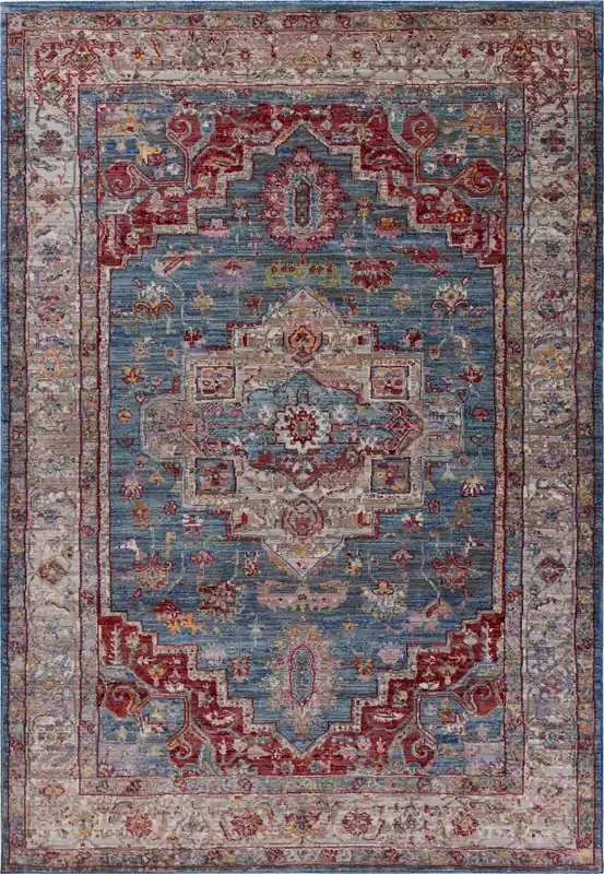 KAS Rugs Ashton 7709 Blue/grey Taylor Machine-woven Area Rugs