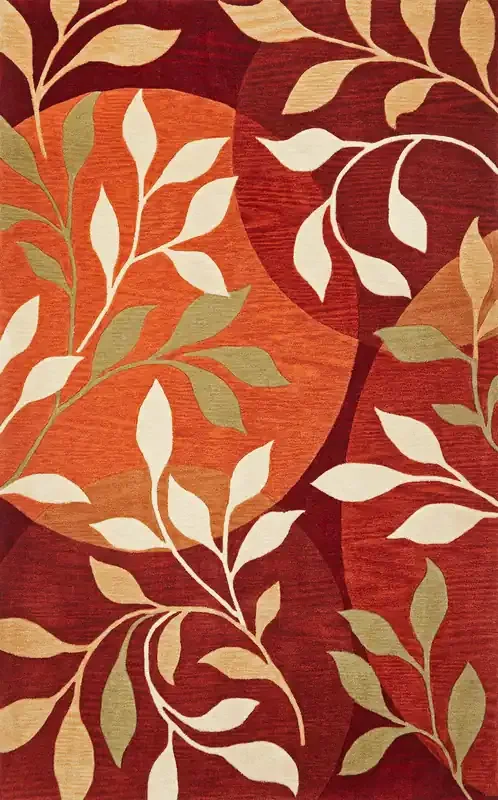 KAS Rugs Bali 2873 Rust Mosaic Hand-tufted Area Rugs