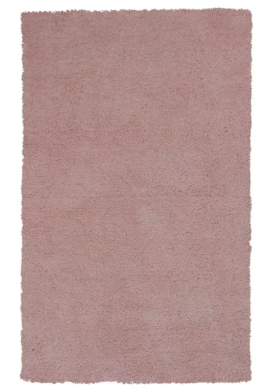 KAS Rugs Bliss 1575 Rose Pink Shag Hand-woven Area Rugs