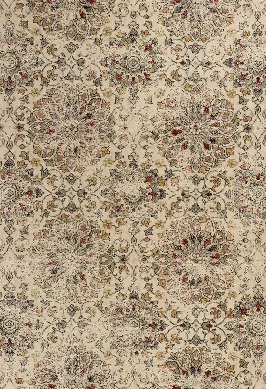 KAS Rugs Bob Mackie Home Vintage 1319 Sand Mosaic Machine-woven Area Rugs