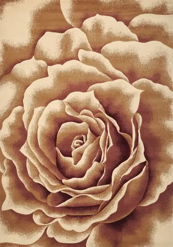KAS Rugs Corinthian 5338 Ivory Floral Splendor Machine-made Area Rugs