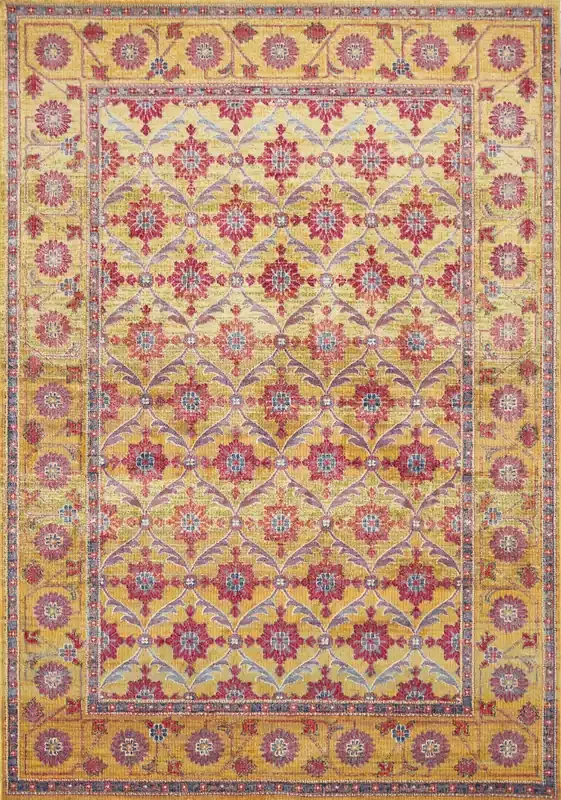 KAS Rugs Dreamweaver 5855 Golden Sunrise Machine-woven Area Rugs