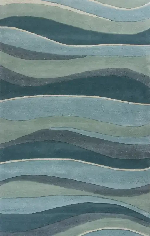 KAS Rugs Eternity 1053 Ocean Landscapes Hand-tufted Area Rugs