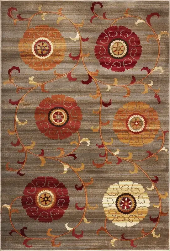 KAS Rugs Lifestyles 5481 Slate Whimsy Machine-made Area Rugs