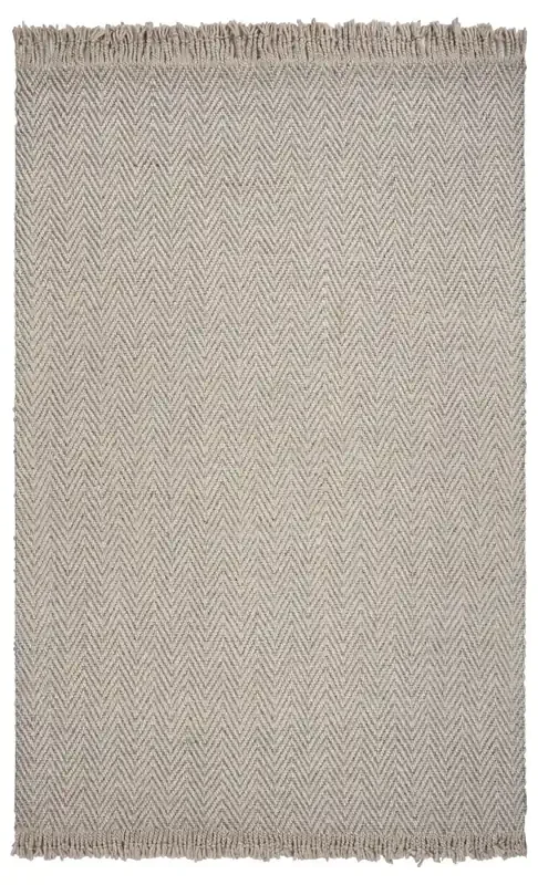 KAS Rugs Maui 1343 Oatmeal Herringbone Hand-woven Area Rugs