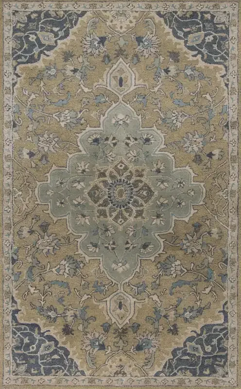 KAS Rugs Samara 3608 Taupe Imperial Hand-tufted Area Rugs