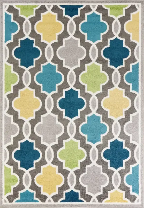 KAS Rugs Skyline 6418 Grey Hampton Machine-woven Area Rugs