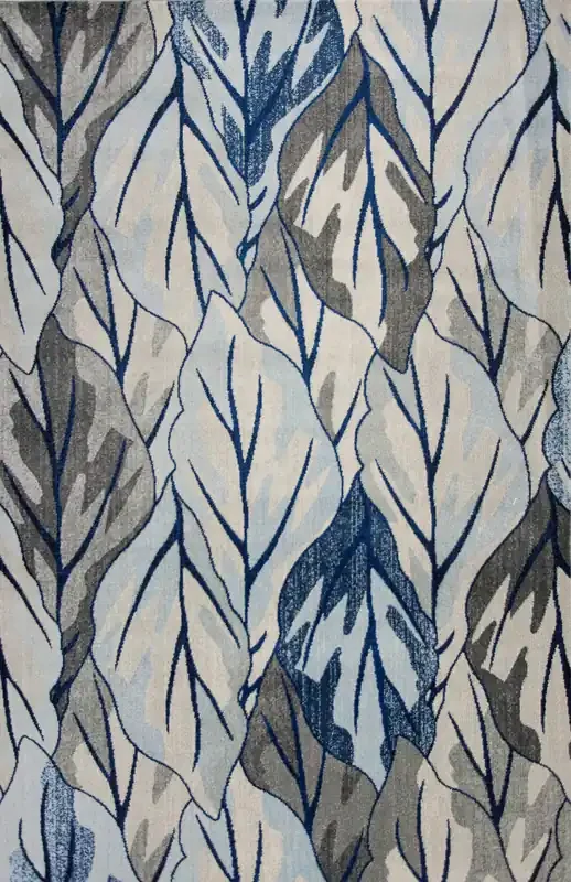 KAS Rugs Stella 6251 Grey/navy Visions Machine-woven Area Rugs