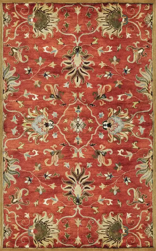 KAS Rugs Syriana 6009 Sienna Agra Hand-tufted Area Rugs