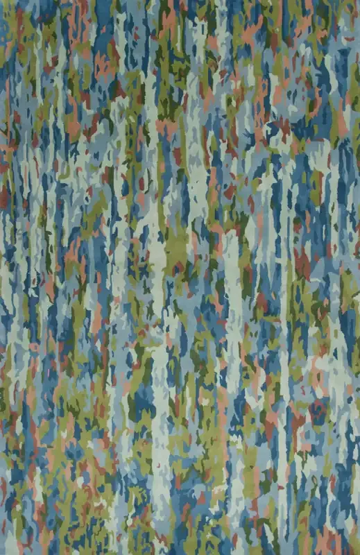 KAS Rugs Whisper 3000 Sky Blue Artisan Hand-tufted Area Rugs
