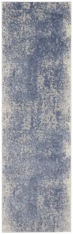 Kathy Ireland Grand Expressions Gne01 Ivory Navy Area Rugs