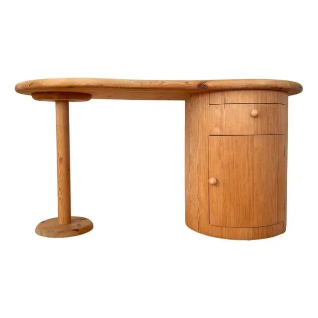 Kidney-Shaped Desk attributed to CFC Silkeborg, Denmark, 1990s