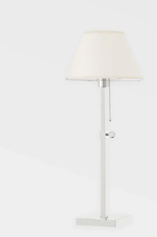 Leeds Table Lamp – Polished Nickel