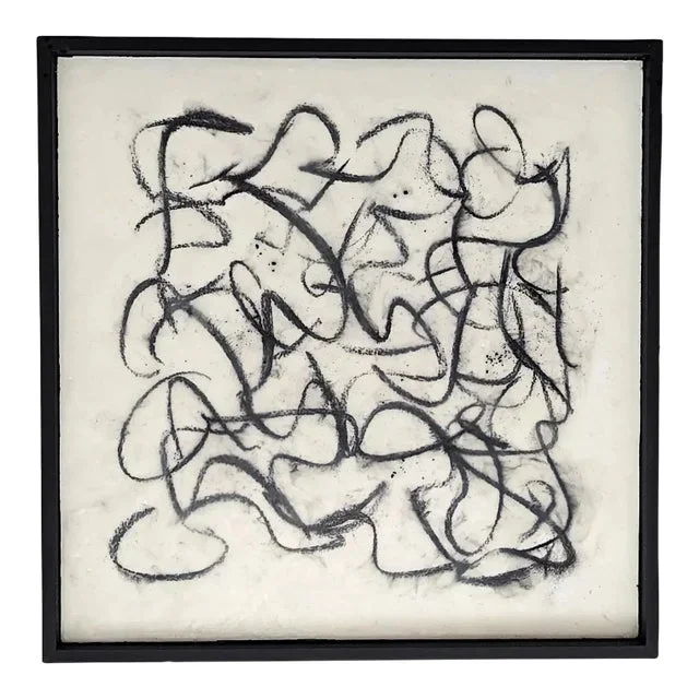Les Gribouillis G001, Contemporary Drawing, Framed