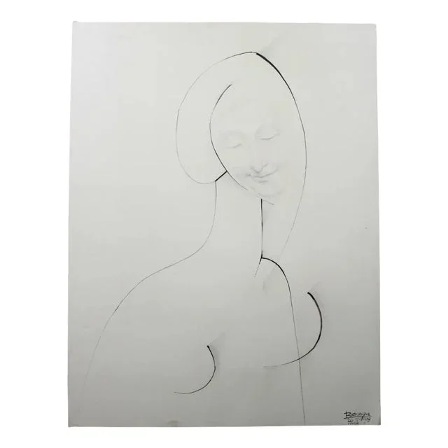 Leszek Rózga, Vinicja, 1970, Drawing on Paper