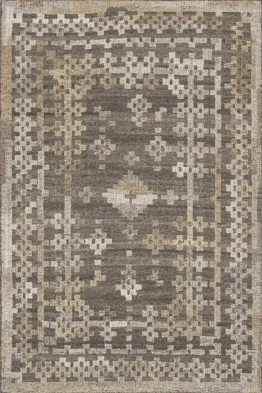 Loloi Akina Ak-01 Charcoal / Taupe Hand Woven Area Rugs