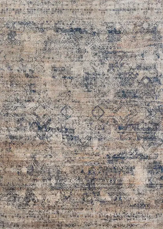 Loloi Anastasia Af-13 Mist / Blue Power Loomed Area Rugs