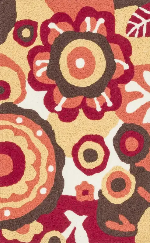 Loloi Angelou Han16 Red / Yellow Hooked Area Rugs
