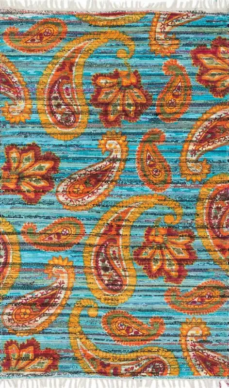 Loloi Aria Har08 Blue / Multi Hand Woven Area Rugs