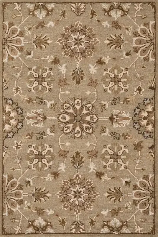 Loloi Ashford Hand Woven Has02 Khaki / Multi 3‘-6″ X 5‘-6″ Rectangle