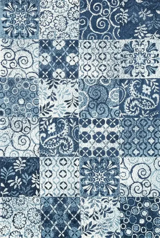 Loloi Avanti Av-03 Blue Power Loomed Area Rugs