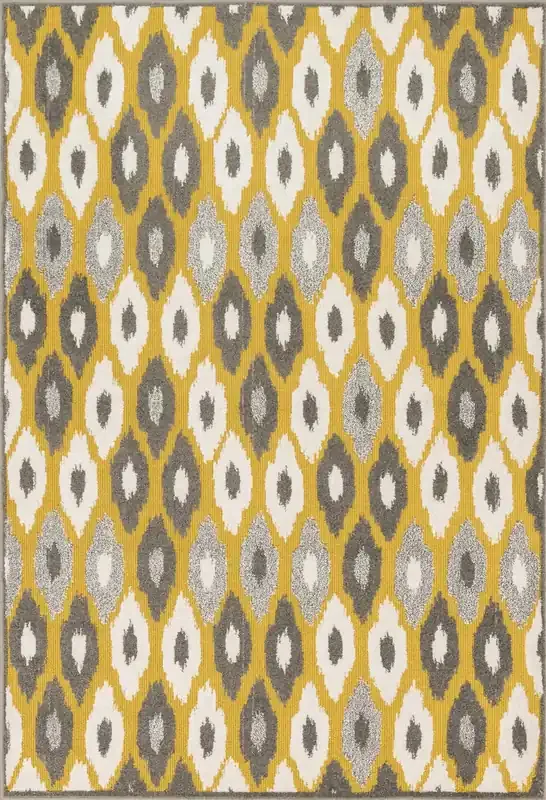 Loloi Catalina Hcf03 Citron / Multi Power Loomed Area Rugs