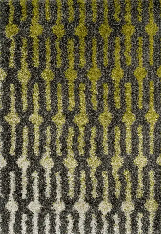 Loloi Cosma Hco04 Green / Grey Power Loomed Area Rugs
