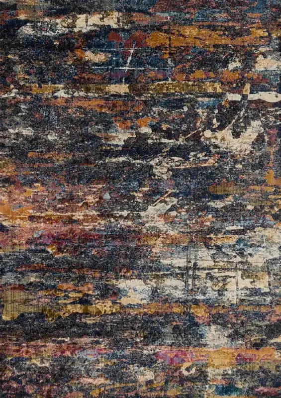 Loloi Dreamscape Dm-01 Midnight / Multi Power Loomed Area Rugs